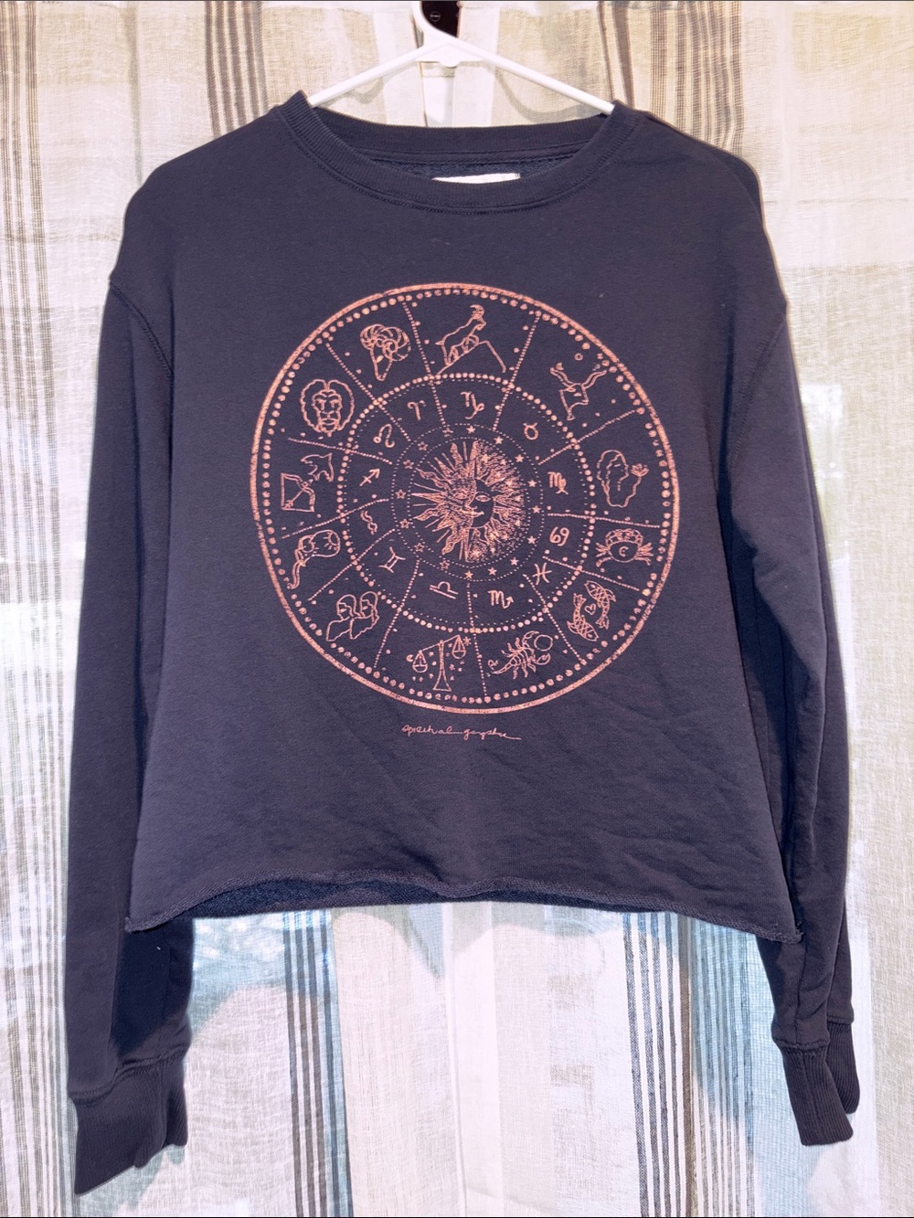Spiritual Gangster Zodiac Cal Mazzy Pullover Sweater XS - Picture 1 of 9